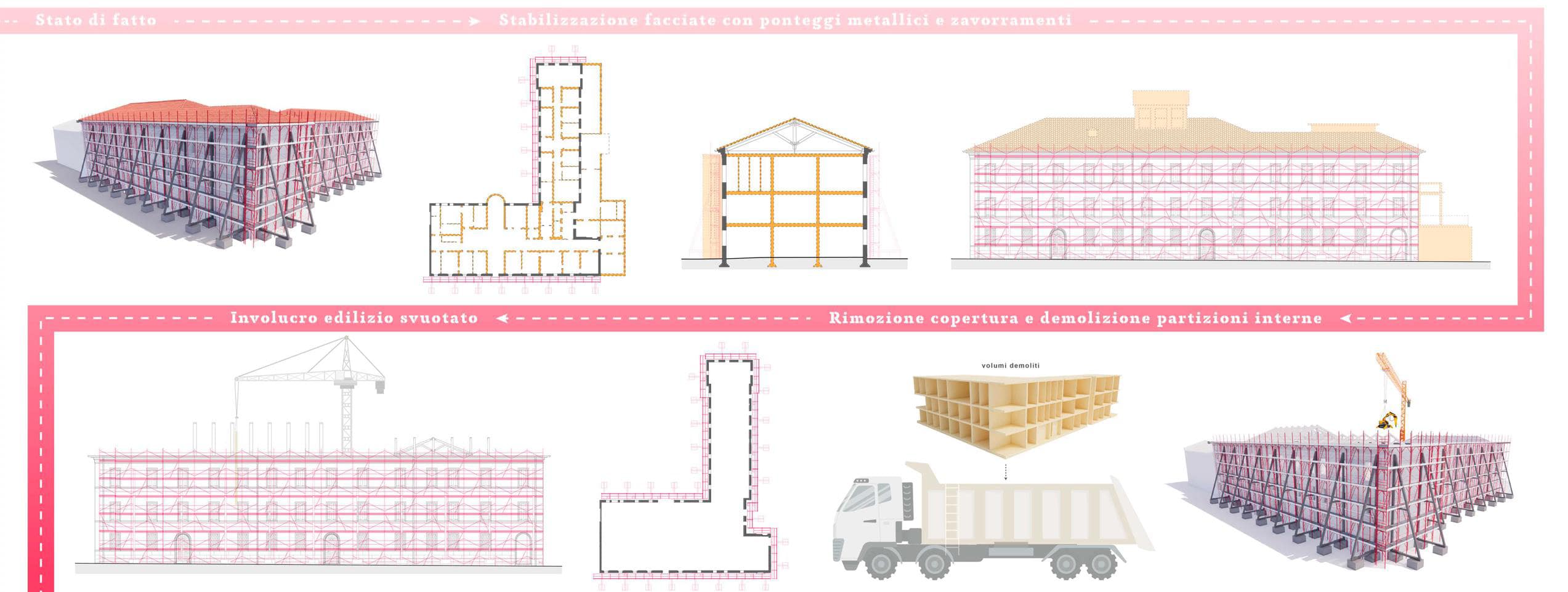Ground connection in wooden buildings